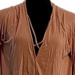 Ginger G  women’s small/medium, long sleeve V-neck top Photo 1