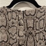 ZARA Snakeskin Print Mini Dress Photo 2