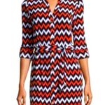 Michael Kors Shirt Dress With Tie Belt Long Sleeve 4 Photo 0