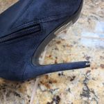 Shoe Dazzle Navy Blue SCARLETTE Faux Suede Heeled Booties Shoes Womens 6 Photo 9