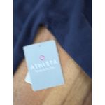 Athleta  ST enchanted navy blue dress NWT zippers long sleeve modal Photo 2