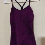 Lululemon purple black heather tank top built in bra 2 Photo 0