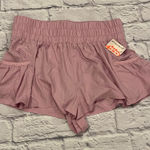 Free People  FP movement flirt running shorts in pink peony NWT S Photo 0