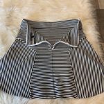 EXPRESS  striped fit and flare back zip mini skirt 6 Photo 5