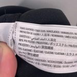 Abercrombie & Fitch faux leather tailored shorts in black size medium Photo 6