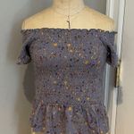 American Eagle  Off the Shoulder Floral Top Size Medium Photo 0