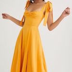 House Of CB  Alicia Midi Dress Tangerine Photo 1