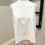 Aerie  White Sleeveless Sweatshirt Med Photo 1