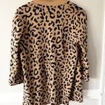 J.Crew Sophie Open-Front Leopard Sweater Blazer Relaxed Fit Wool Blend X-Small Photo 4