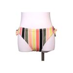 True Craft Yellow Orange Striped Bikini Swimsuit 2pc Eclectic Beach Swim MEDIUM Photo 6