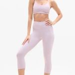 Athleta M Transcend Capri Lilac Sky Pink Medium Photo 1