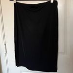 Rampage Elegant Black Skirt with Subtle Embellishments with slit  size large y2k pencil Photo 3