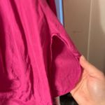 Karina Grimaldi  HOT PINK SILK SCOOP NECK BLOUSE Photo 5