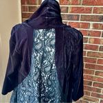 Elegant Black Womens Velvet Lace Whimsygoth Sz PM Witchy Fairycore Boho Chic Photo 7