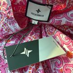 Tuckernuck Pink and Orange Block Print Kenzo Dress Large cotton NEW Photo 2