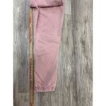Paige Mayslie Jogger Pants Womens 32 Pink Cotton Blend Cargo Ankle Zip Photo 5