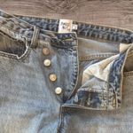 Princess Polly Holly Asymmetric Straight Leg Jean Light Wash Denim Size 2 US Photo 6