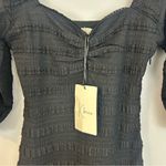 NWT Klesis Black Ruffle Sweetheart Mini Dress Size Small Photo 6