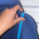 Champion  Delevan Darien sweatshirt Hoodie blue Unisex Large Photo 5