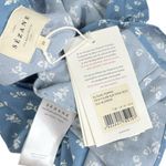 Sézane Pomme Blouse, Mini Blue Flower, FR38/US6 Photo 11