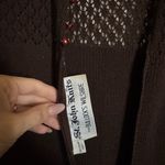 St. John Vintage  Bullocks Willshire Long Sleeve Knit Crochet Lace Maxi Dress Photo 3