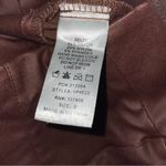 Chocolate Front Zip Leggings Brown Photo 5