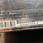 NEW Sigerson Morrison Macre2 White Black Leather Faux Fur Lace Up Winter Boots Size 6 Photo 6