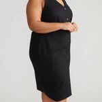 Universal Standard Prestige Ponte Gallery Dress - Black Photo 2