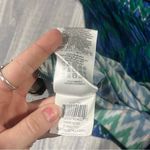 BCBGMAXAZRIA  Black Elegant Multicolor Chevron Dress; Small Women’s Photo 9