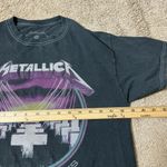Metallica Master of Puppets Graphic T Shirt Gray Short Sleeve Band Tee Photo 6