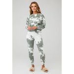 525 America 525 French Terry Tie Dye Joggers in Sage Multi Small Womens Sweatpants Photo 11