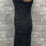 Leith  Black Space Dyed Bodycon Tank Dresss Photo 2