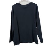 Quacker Factory Black Red Rhinestone Cardinal Bird Knit Top Size 1X Photo 3