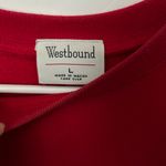 Westbound  VTG Red Snowman Christmas XMAS Sweatshirt Size Large Photo 2