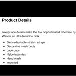 Wacoal  So Sophisticated Chemise 814287 Purple Large Mesh Lace Photo 11