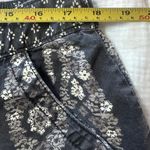 Knox Rose  High Rise Relaxed Fit Pull On Shorts; Black Paisley; size XL Photo 7