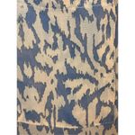 BKE  Boutique Sheer Button down Blouse Top Size Small Animal Print Peach/gray (39 Photo 3