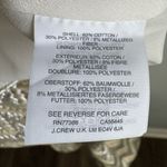 J.Crew  Collection Metallic Gold and Silver Chevron Print  Pencil Skirt Size 8 Photo 3