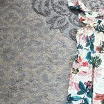 Fun July Smocked Maternity Maxi Dress Tropical Floral XL White Size undefined Photo 0