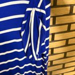 Chic Soul  Blue And‎ White Stripe Jumpsuit Size 3X Photo 3