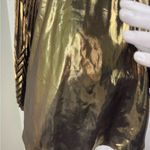 
JOHNNY WAS Pleated Blouse In Golden Gem Size Large. Photo 5