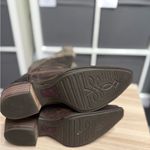 Ariat  Pendleton Caldera Barnwood Mocha Tribal Leather Western Zip Tall Boots Photo 4