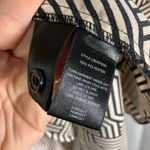 Sanctuary  Black White Geometric Button Down Blouse XS Long Sleeve Work Shirt Top Photo 8