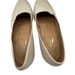 Aerosoles  Size 10 Business Casual wedge Textured Front Wedge Loafers Beige Photo 8