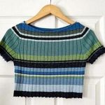 Brooks Brothers Ribbed Knit Crop Top Sz S Photo 0