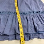 Wild Blue  SADIE ROBERTSON Blue‎ Dress Size Large Ruffle Cottage Core Photo 4