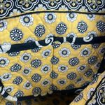 Vera Bradley  Quilted Tote Bag Black and Yellow Photo 4