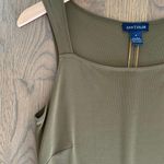 Ann Taylor Vintage  Olive Square Neck Maxi Dress Photo 1