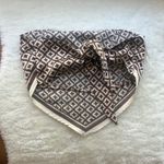 Garage  Brown Pattern Scarf Top Retro‎ Print Tie Back Tube Top Small Photo 4