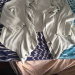 89th and Madison New  Light Sage Ruffled 3/4 Sleeve Photo 1